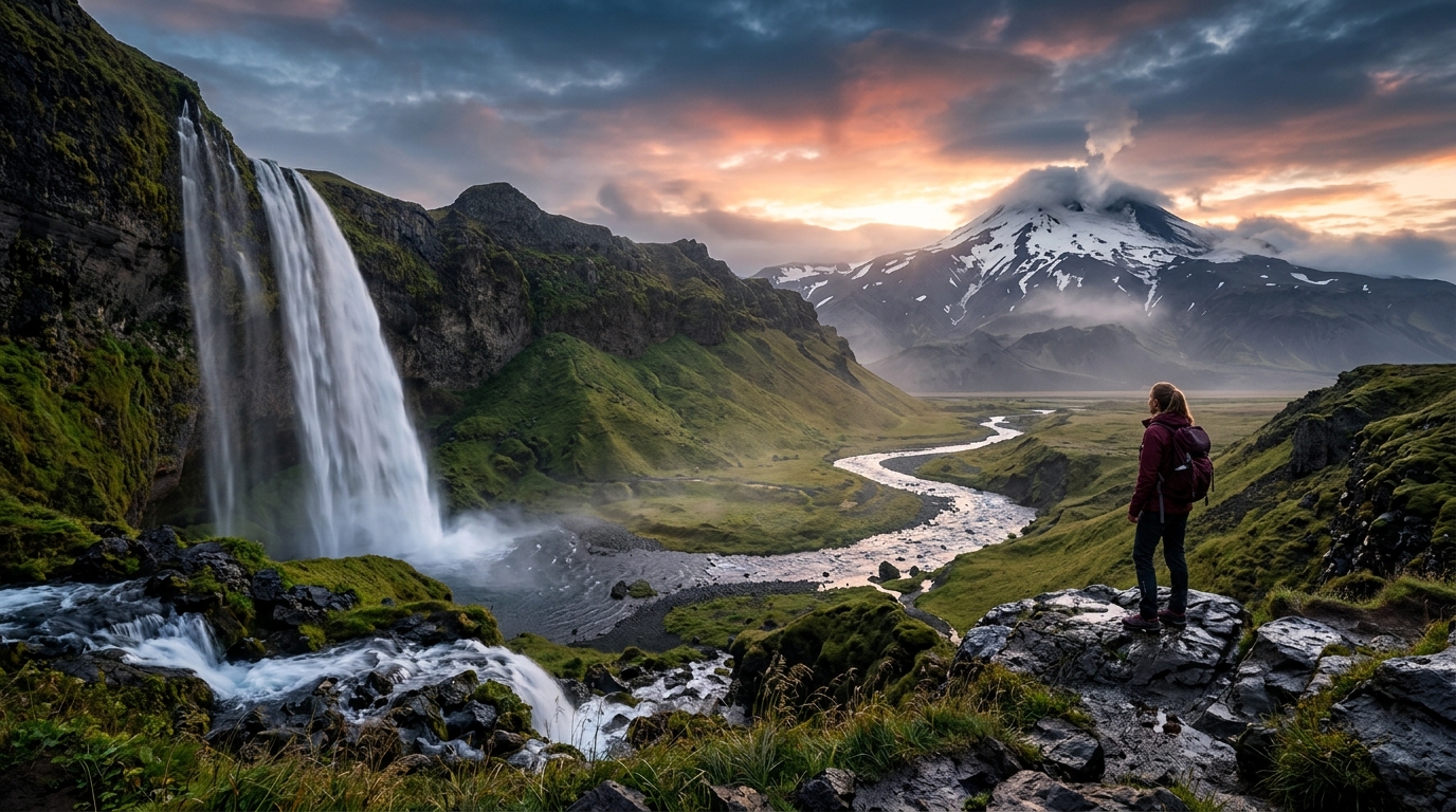 Discovering the Fiery Heart of Iceland: A Journey Through Land of Volcanoes and Waterfalls