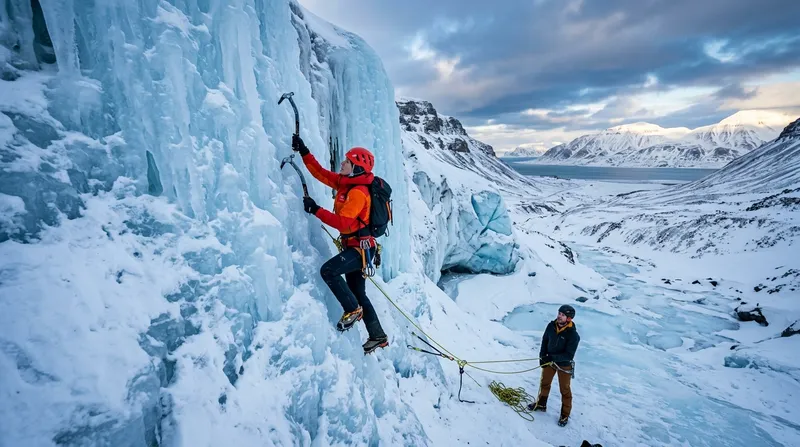 Below the Snows: Ice Climbing Adventures in Svalbard's Frozen Wilderness