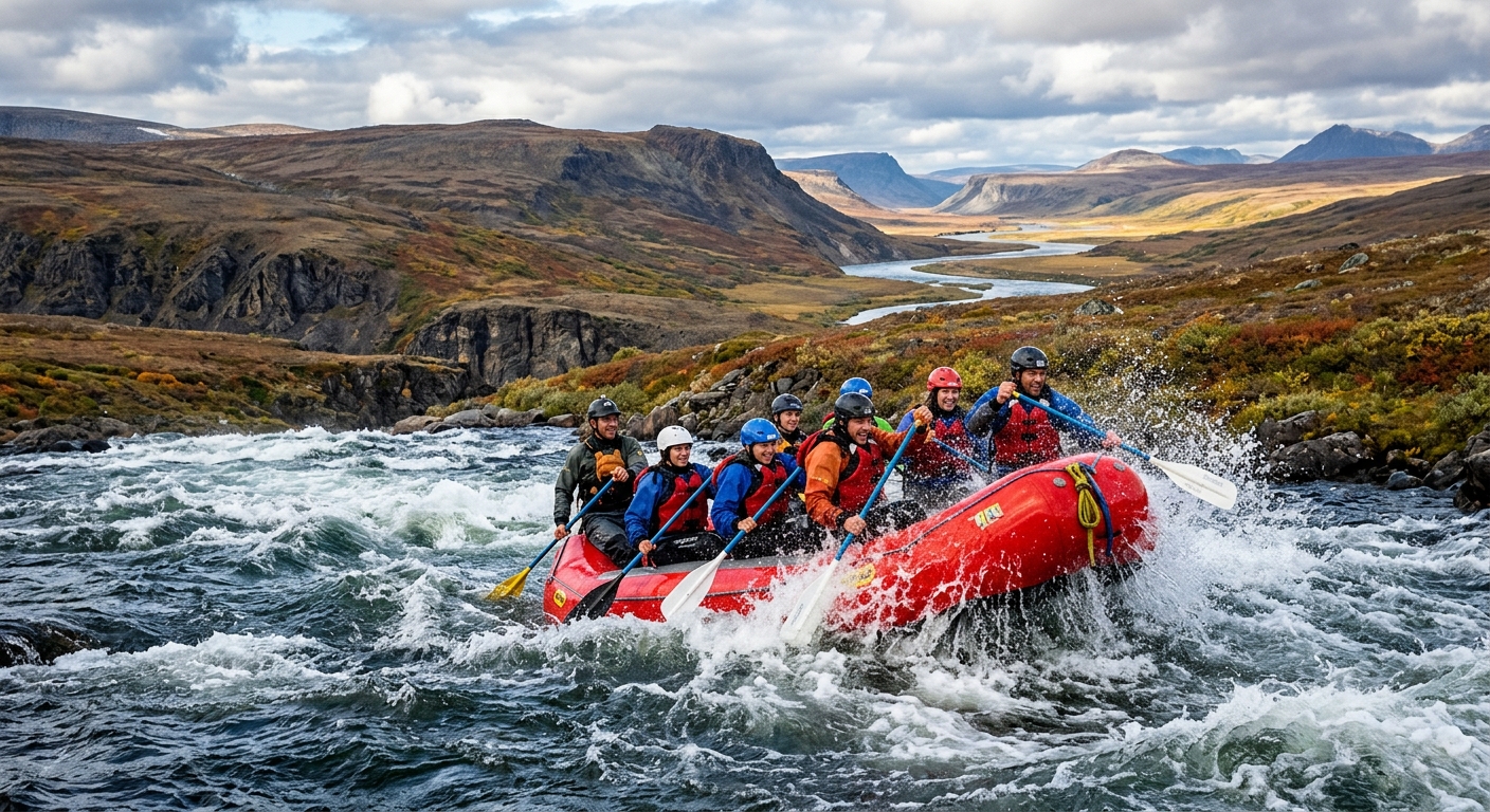Tides of Thunder: Whitewater Rafting through the Heart of Canada's Arctic Tundra