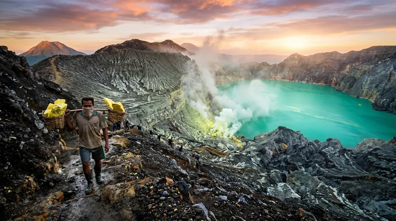 Where the Earth Boils: Exploring the Volcanic Wonders of Kawah Ijen, Indonesia