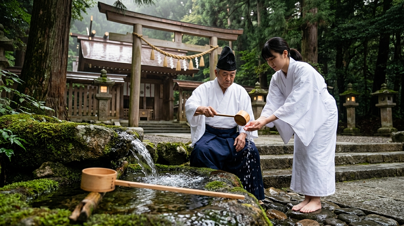 Guardians of the Sacred Waters: Unveiling the Cultural Reverence of Japan's Shinto Water Rituals