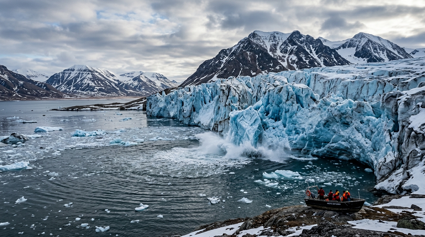 The Melting Glaciers of Svalbard: Witnessing the Fragile Beauty of the Arctic Frontier