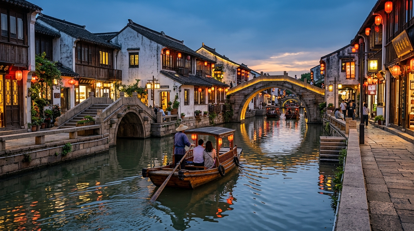 Floating Through Time: Exploring the Ancient Canals of Suzhou