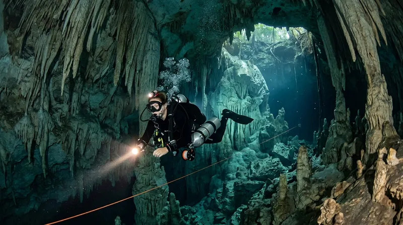 Diving into the Mysteries: Cave Exploration in Mexico's Yucatán Peninsula