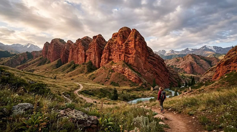 Dormant Giants Awaken: An Offbeat Journey to Kyrgyzstan's Red Mountains
