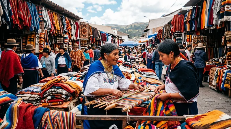 Invisible Secrets: Weaving Through the Ancestral Textile Markets of Otavalo