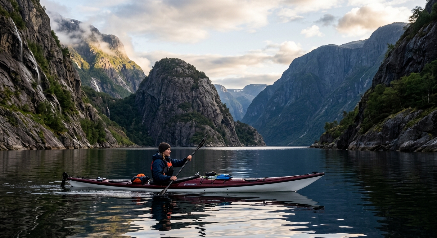Whispers of the Wave: Navigating the Labyrinth of Norway's Fjords by Kayak