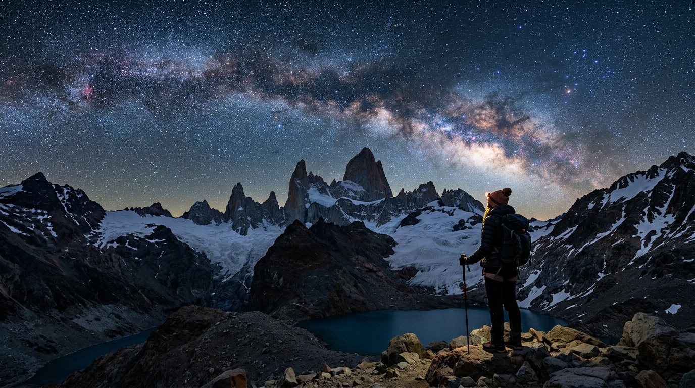 Climbing Peaks and Chasing Stars: A Night Under Patagonia’s Starlit Skies