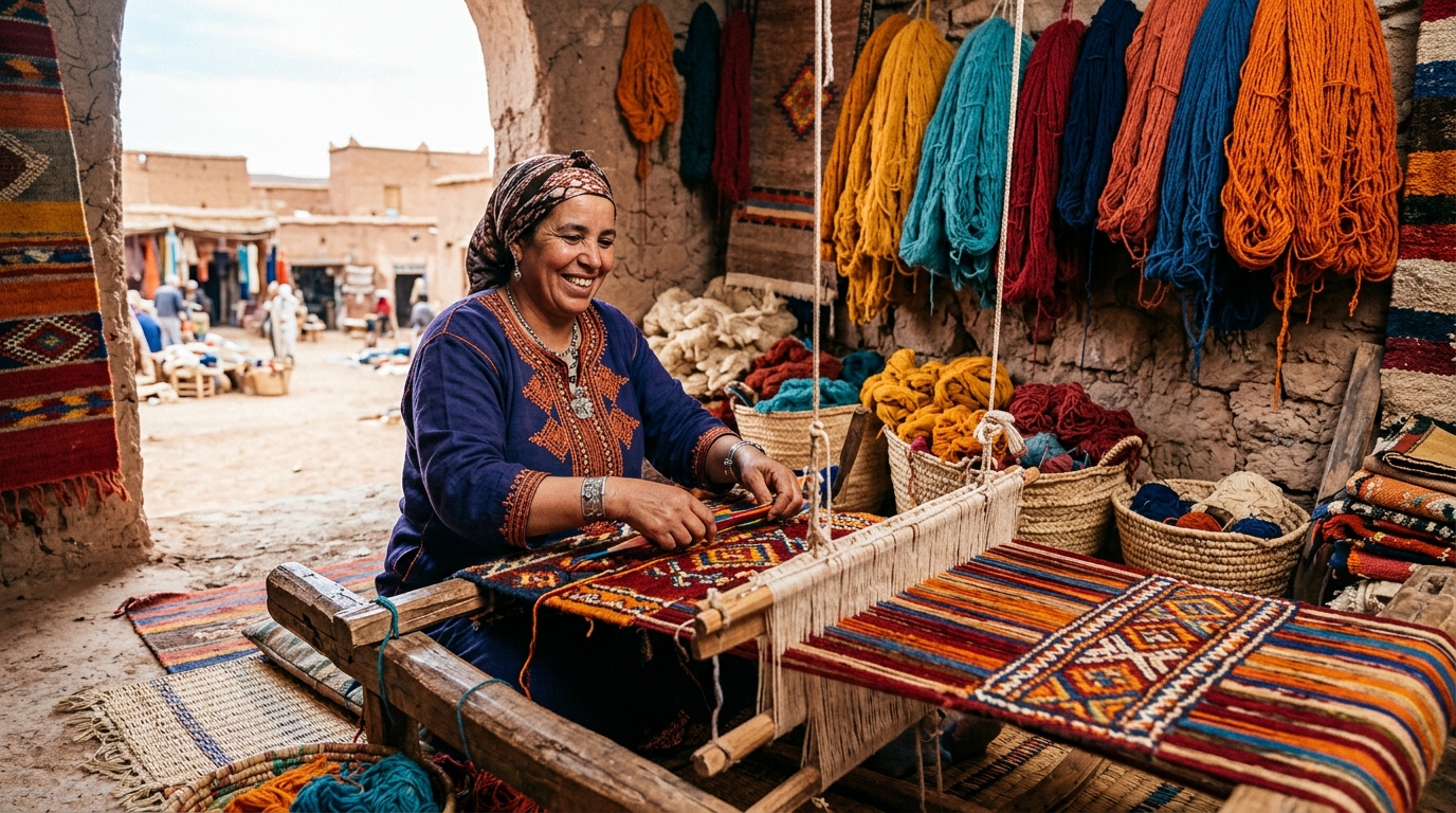 Colors of Spice: Exploring the Vibrancy of Morocco's Saharan Artisans