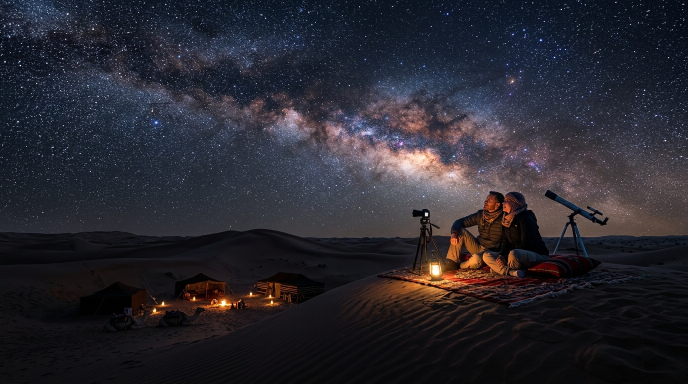 Symphony of the Sands: Mastering the Art of Travel in the Arabian Desert by Stargazing