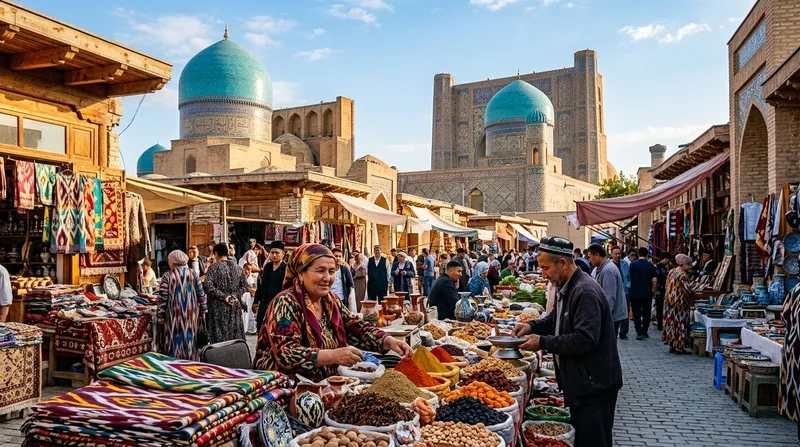 Tales of the Silk Road: A Glimpse into Samarkand's Bazaars and Timurid Legacy
