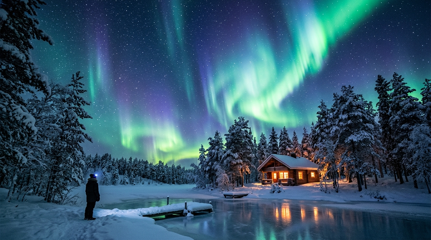Northern Lights, Nordic Nights: Embracing the Arctic Glow in Finnish Lapland