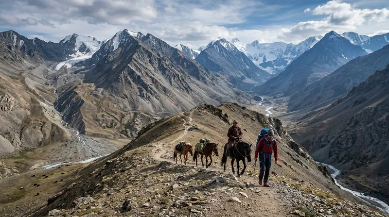 Untamed Expanses: Tracing the Rugged Paths of Mongolia's Altai Mountains
