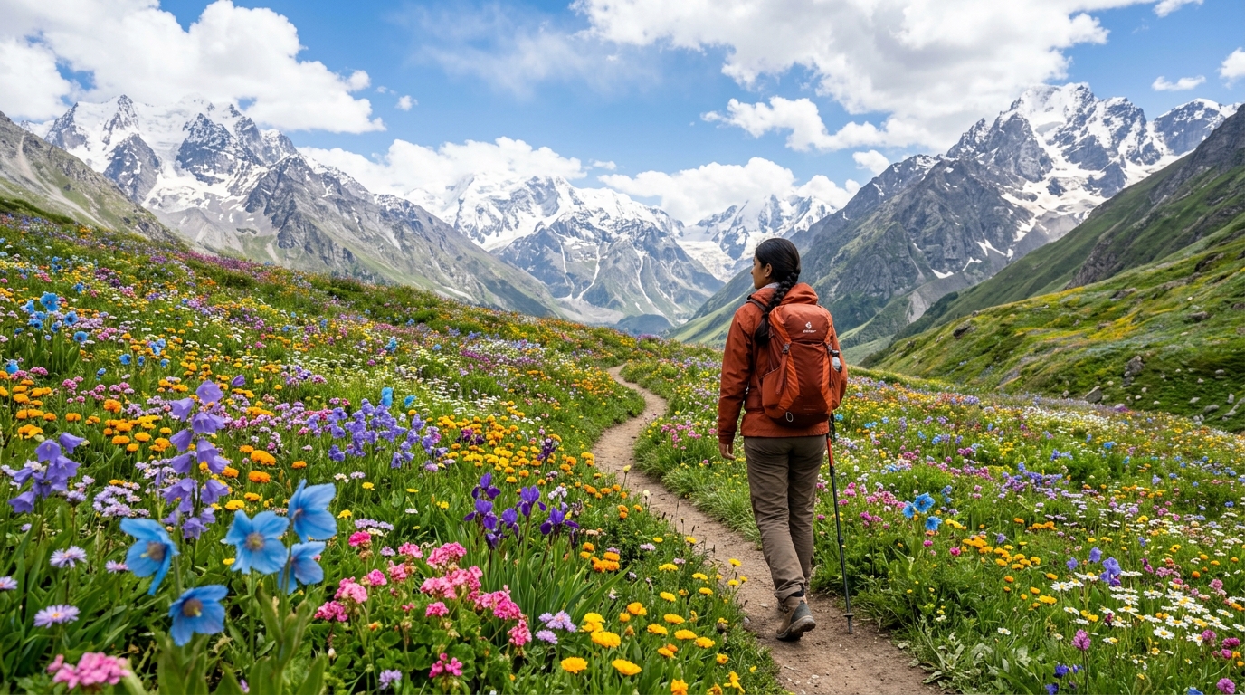 Wildflower Wilderness: Exploring the Himachal Pradesh Valley of Flowers
